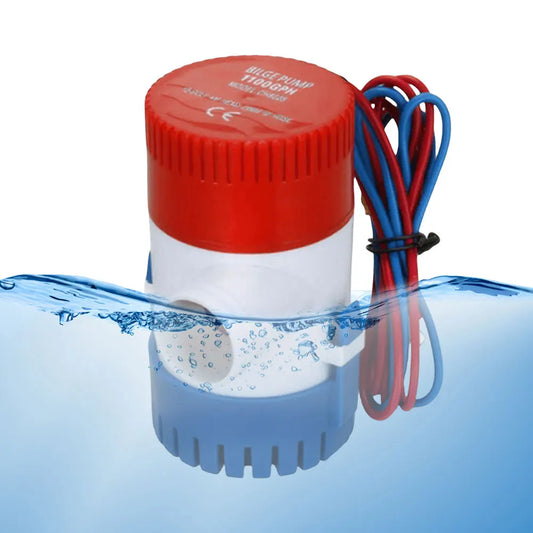 1100GPH Submersible Bilge Pump 12V Low Noise