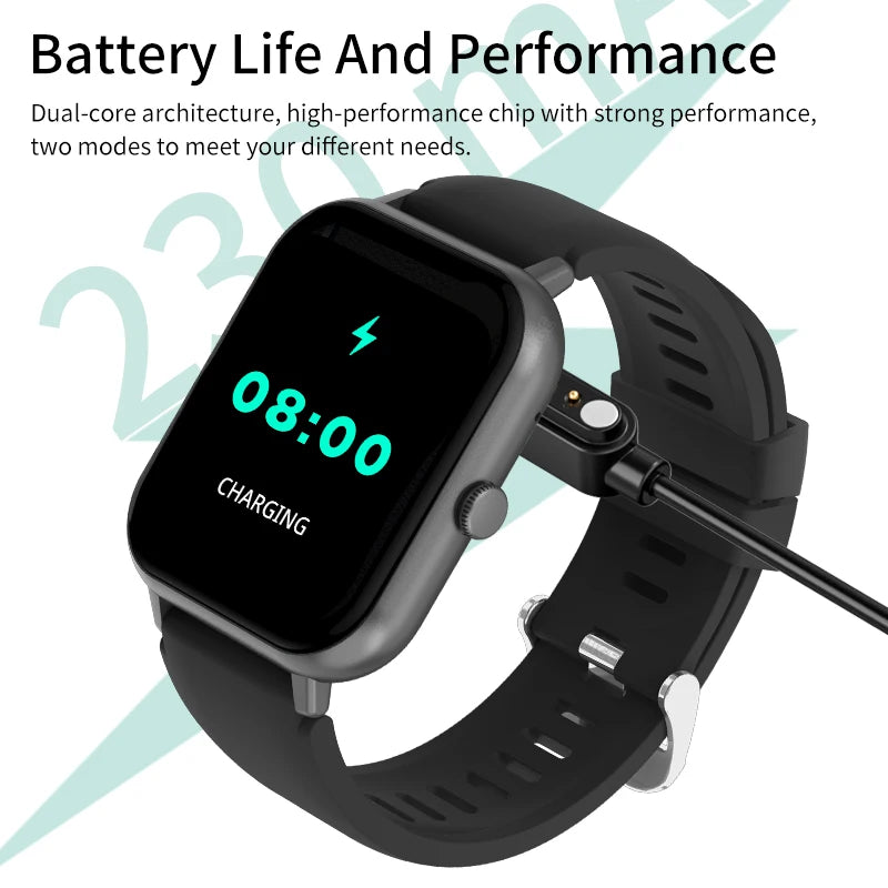 Smart Watch  Men, Woman Bluetooth Call Fitness Tracker Waterproof 1.83-inch Screen Watches Sport Ladies Men Smartwatch