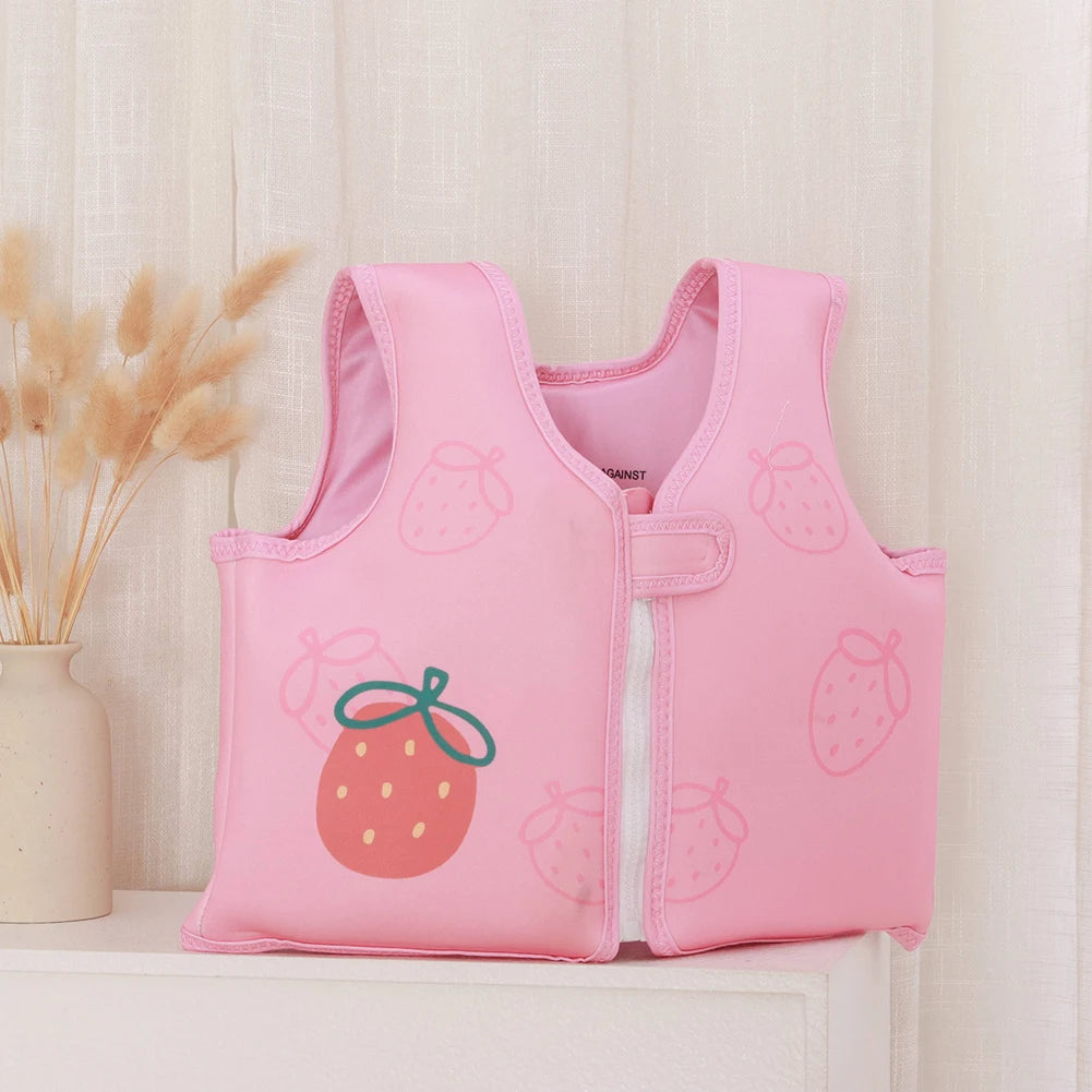 Cartoon Animal Kids Life Vest, Cute Three-dimensional Design Baby Swimwear