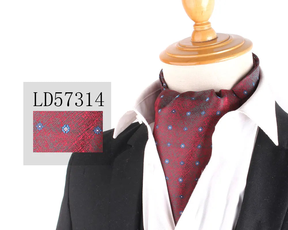 Paisley Cashew Tie Cravat Ascot