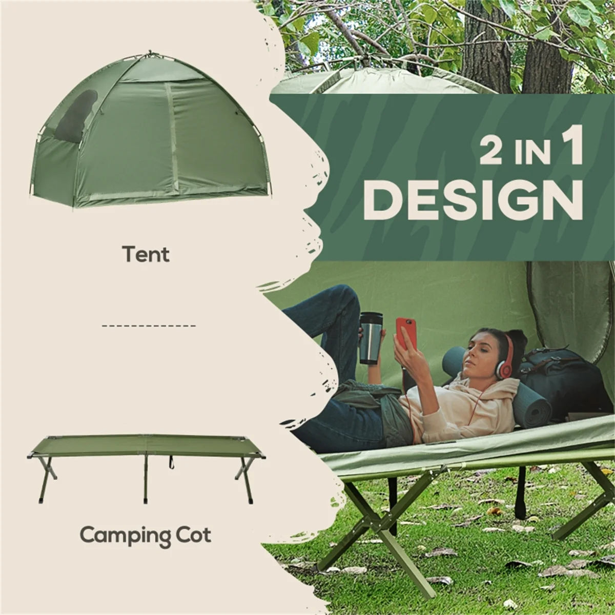 Multi-Functional Above Ground Folding Tent