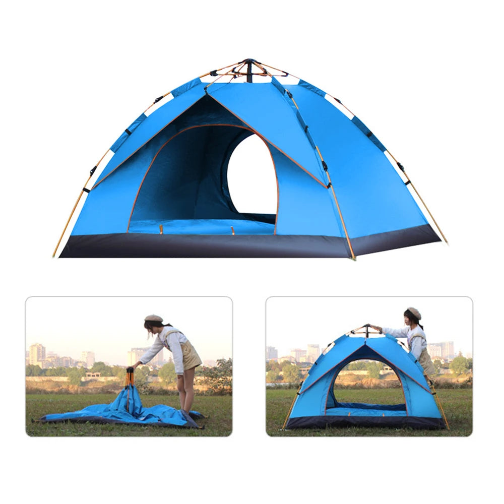 Outdoor Tent Water-resistant Portable Instant Camping Tent for 1-2 People