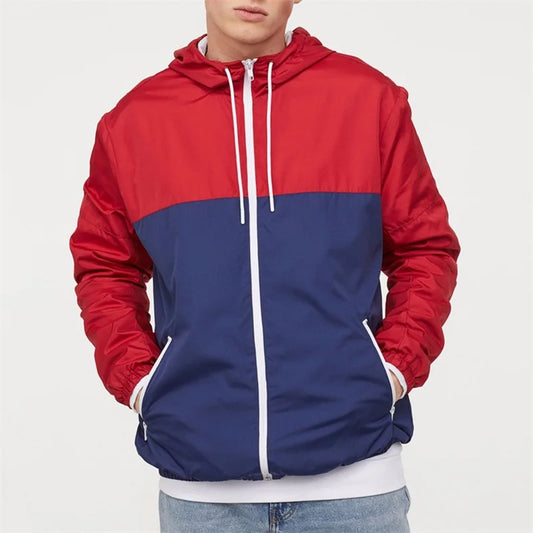 Men s  Parka Jacket with Faux Fur Lined Hood and Zipper Closure Warm Coat Outdoor Windbreaker
