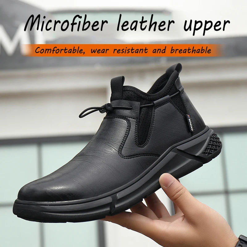 Waterproof Men Work Shoes, Toe Safety Shoes multi purpose welding shoes
