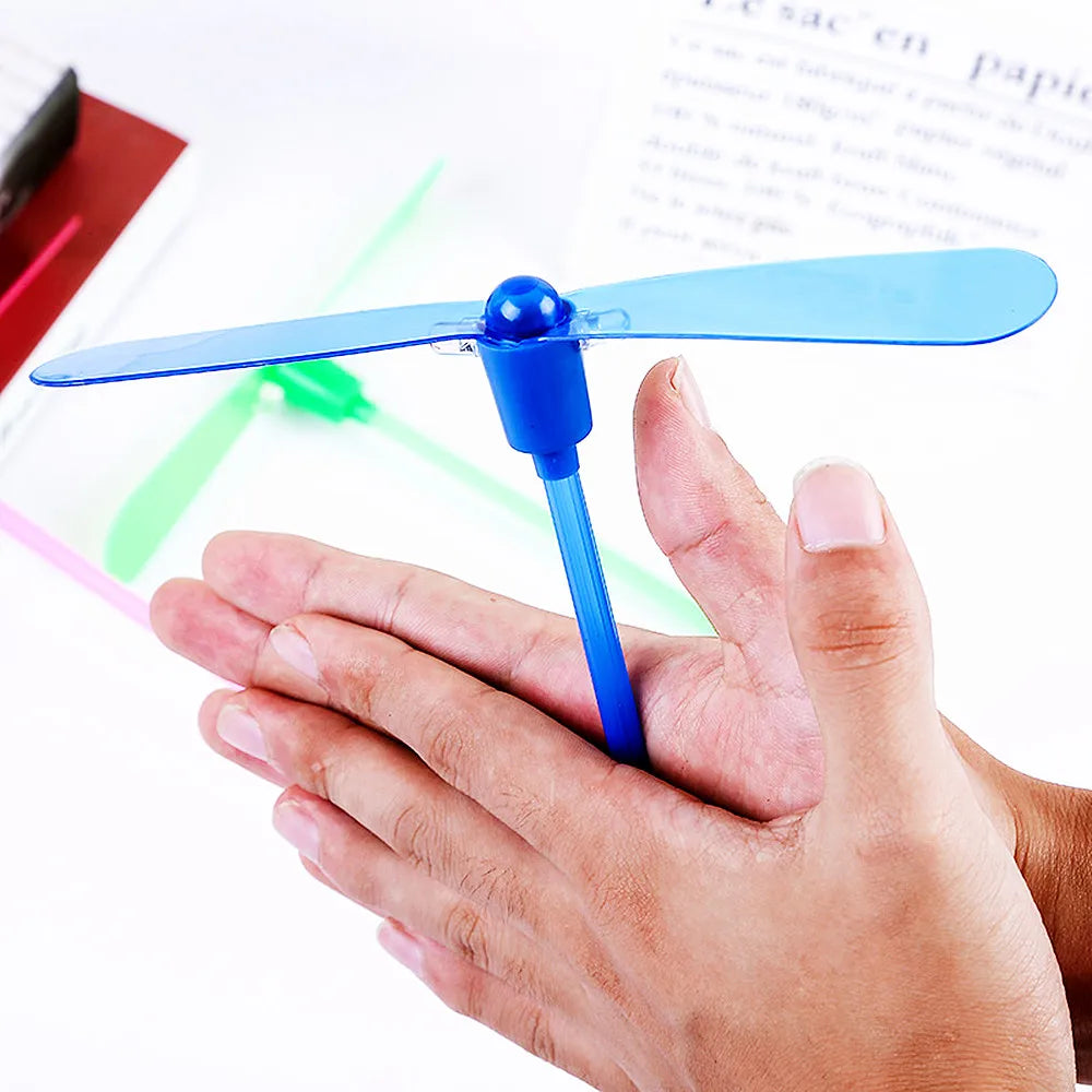 12/24/36/50 Pcs Cute Glowing Bamboo Dragonfly Toy Prizes, Kids Birthday Party Favor