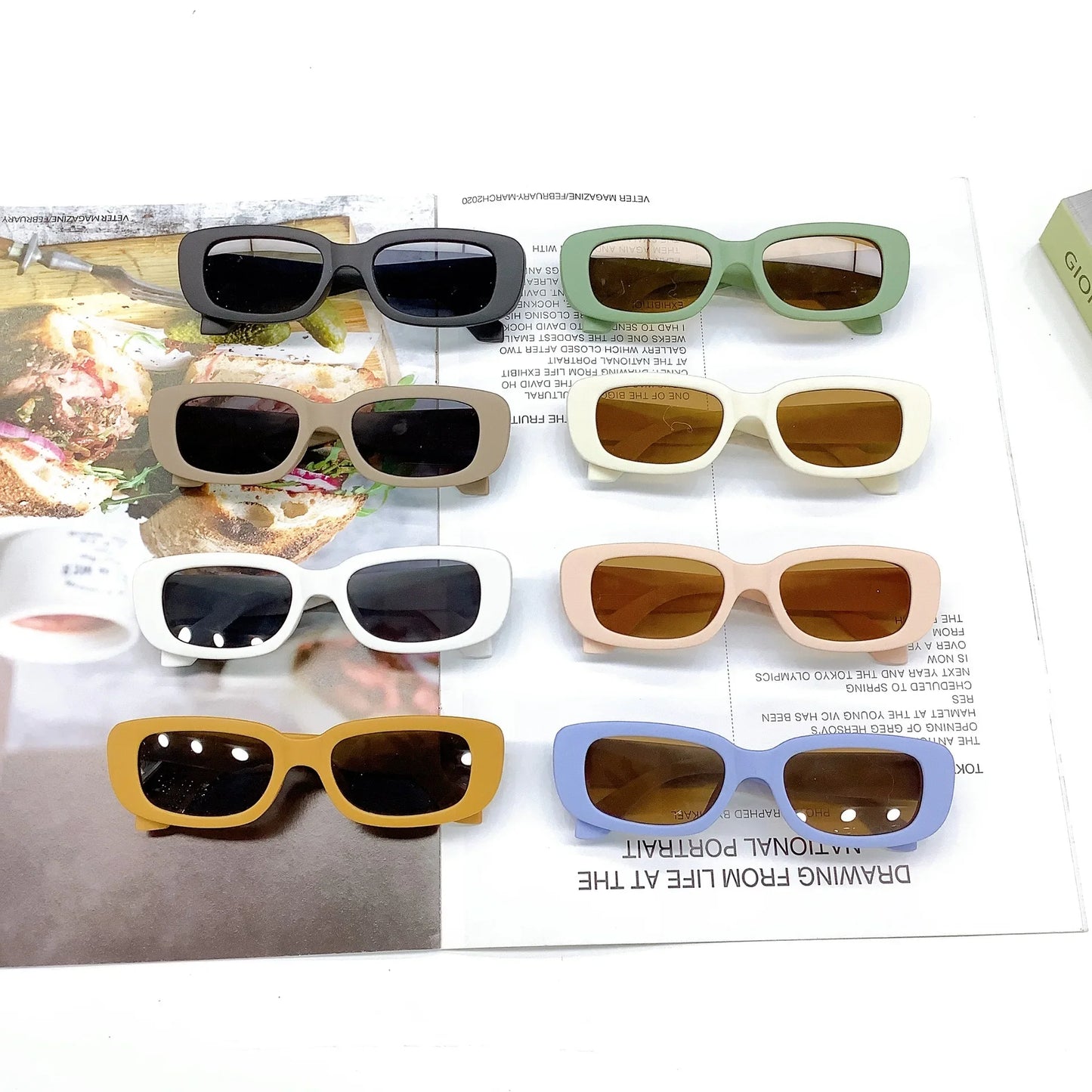 Children Cute Frosted Rectangle UV400 Sunglasses. Girls, Boys