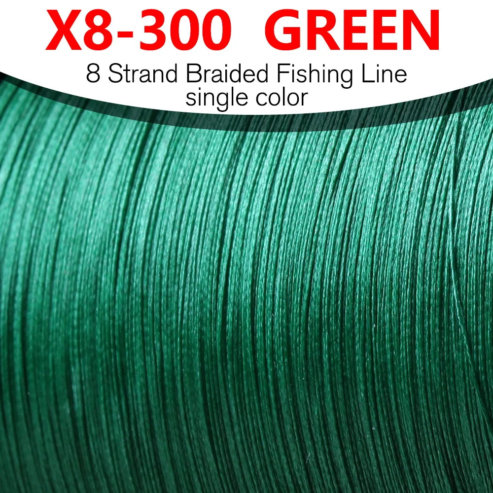 984 Feet 8-Strand Braided Fishing Line, High Sensitivity Super Strong.  Fresh and Saltwater Use