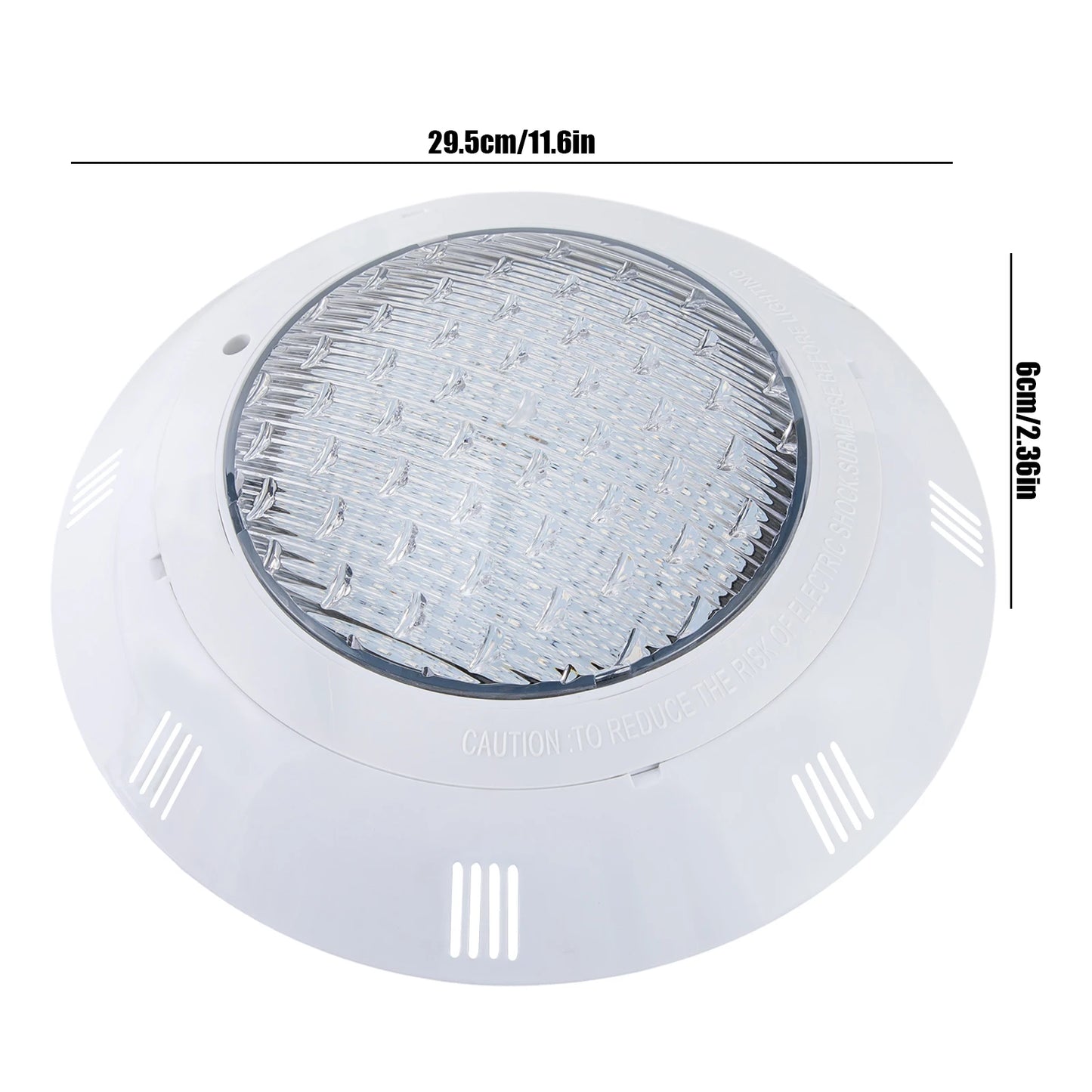 Swimming Pool Light, 12V Underwater Light with Remote Control, IP68 Waterproof 7 Color LED Fountain Lighting, 36W