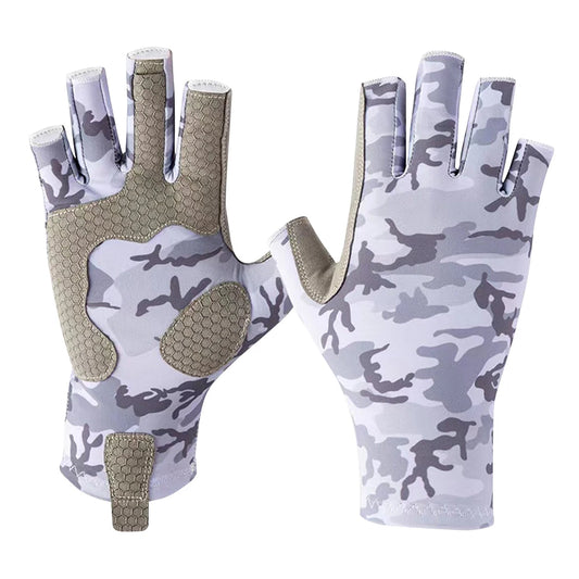 Half Finger Workout Gloves Anti-sting Fingerless Fishing Gloves Wear-resistant Anti-cutting Non-slip