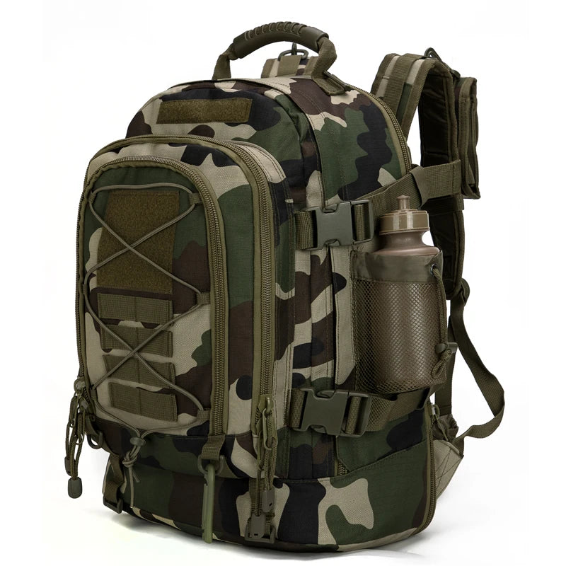 60L Military Tactical Backpack, Army Rucksack Outdoor Travel, Hiking, Camping, Hunting