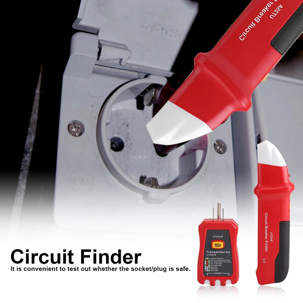 Professional Circuit Breaker Finder Sensitivity Adjustable Socket Tester Diagnostic Tool