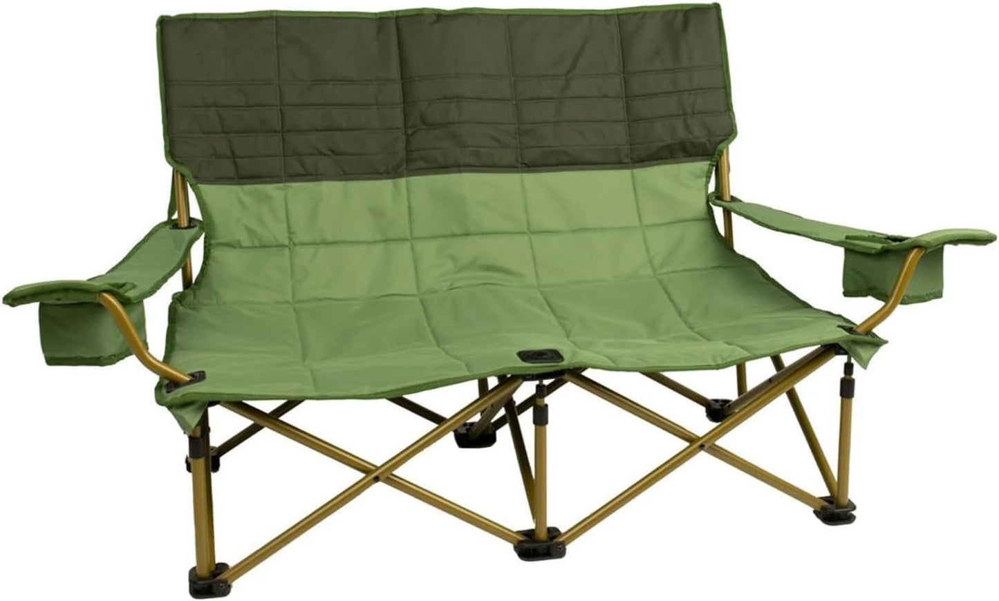 Low Loveseat 2 Person Camping Chair, Foldable Seat