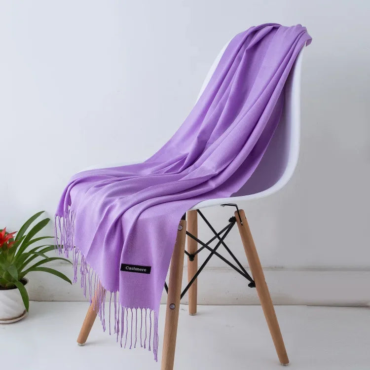 Women's Pashmina Scarf Shawls, Soft Cashmere feeling Headscarf