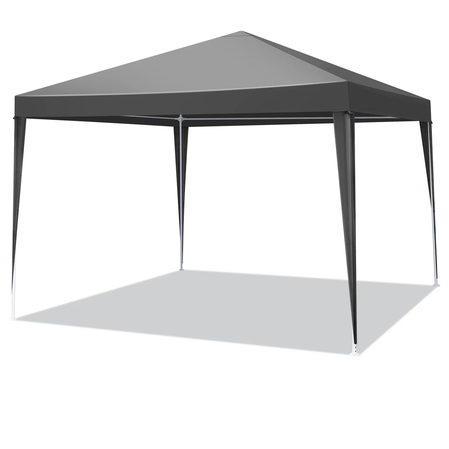 10'x10'x8.5' Outdoor Tent Canopy, Patio Gazebo Removable Walls. Black