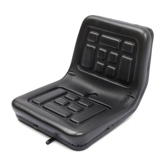 Tractor Seat Universal Forklift Seat Waterproof PU Material Horizontally Adjustable 36 x 35 x 30 cm