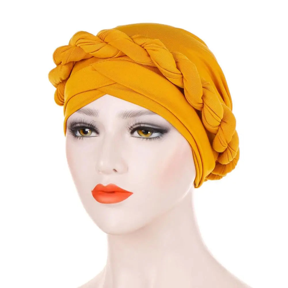 Bonnet Hat Brimless Women Head Scarf