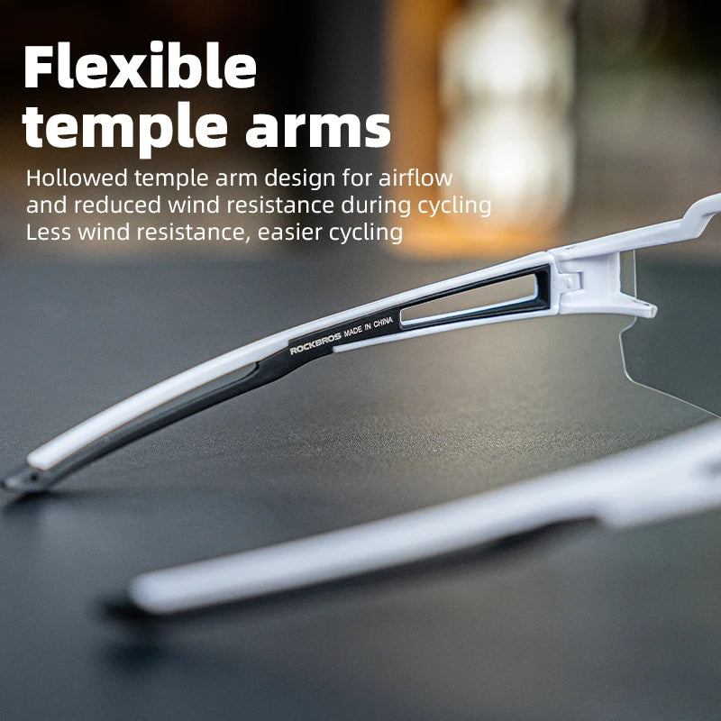 Cycling Sunglasses Photochromic Polarized lens, UV400 Protection
