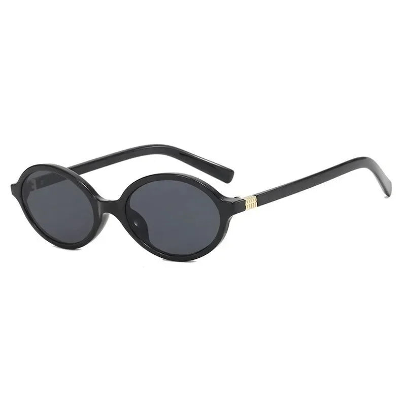 Small Oval Leopard Sunglasses,