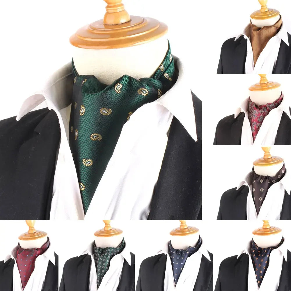 Paisley Cashew Tie Cravat Ascot