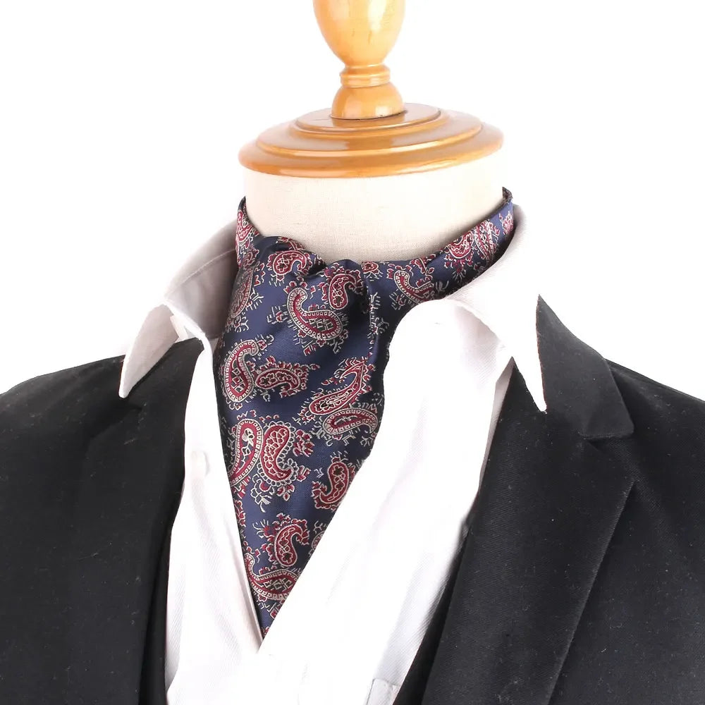 Paisley Cashew Tie Cravat Ascot