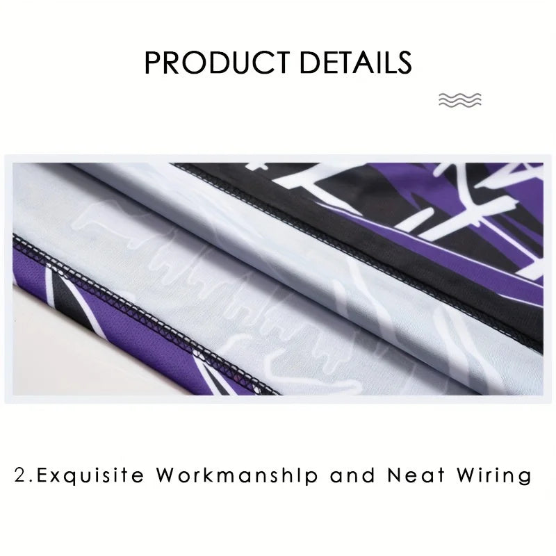Motorcycle Jersey Wicking Long Sleeved Sweat Absorbing  Cycling Shirt For Biking Riding Sports