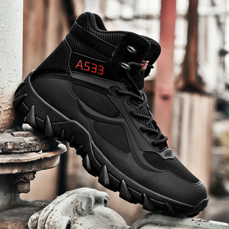Men's tactical boots, comfortable lightweight
