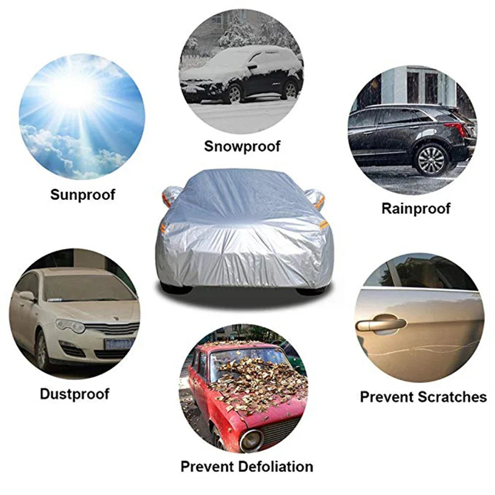 Universal SUV Cover Coat Protector UV Protective Dust Rain Snow Water Proof Full Car Covers Indoor Outdoor