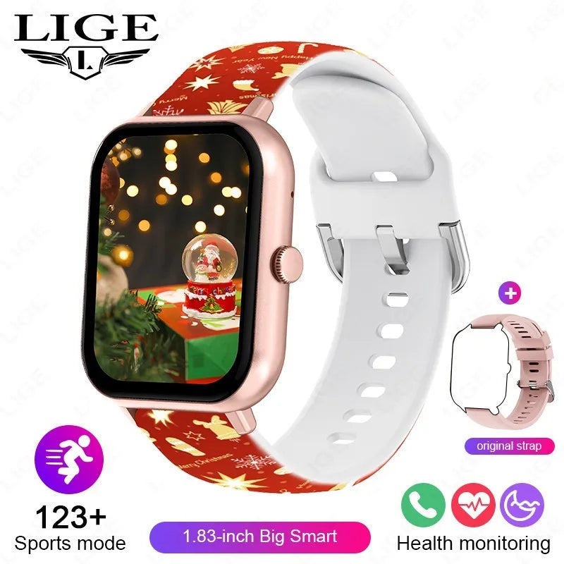 Smart Watch  Men, Woman Bluetooth Call Fitness Tracker Waterproof 1.83-inch Screen Watches Sport Ladies Men Smartwatch