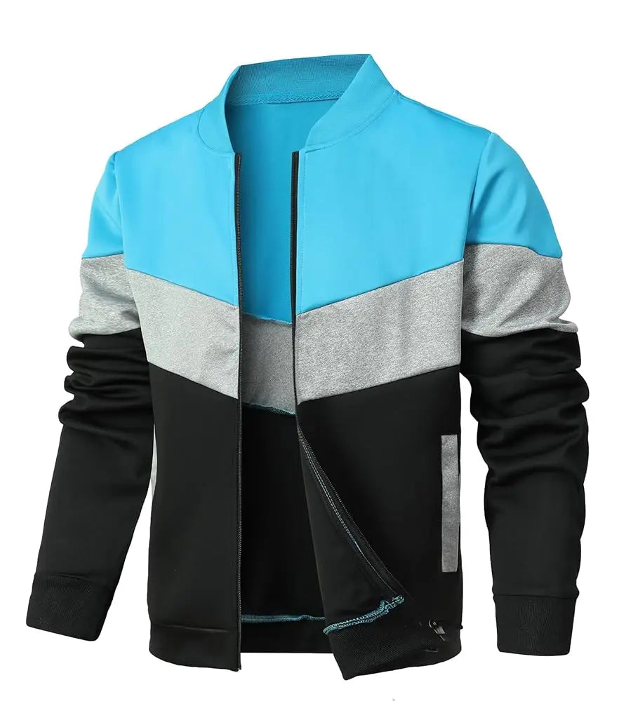 Men's Jacket Wind proof Bomber Overshirt Zip-Up