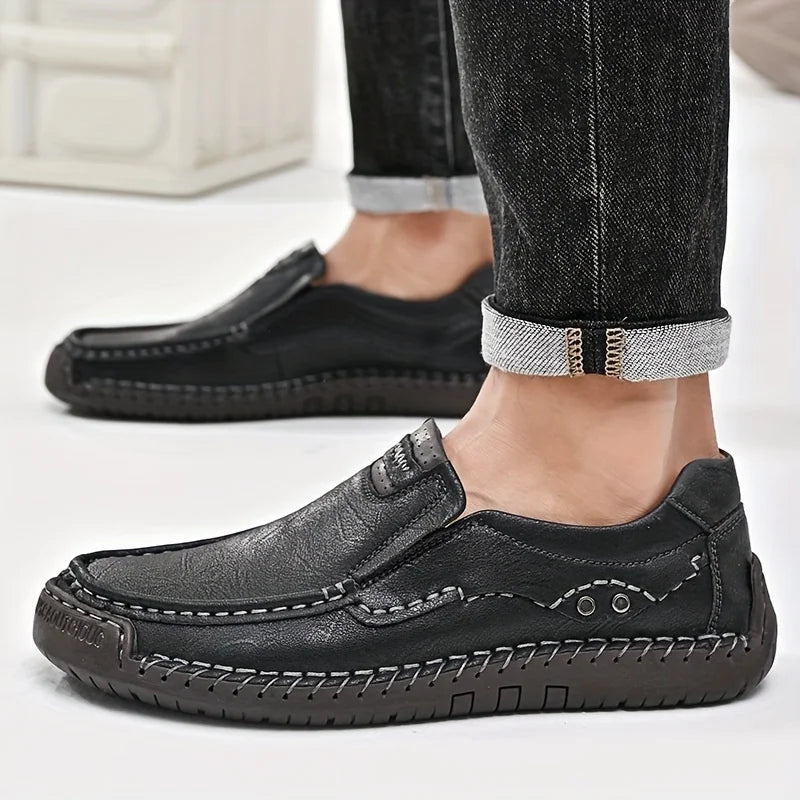Men's Solid Color Loafers Soft Sole