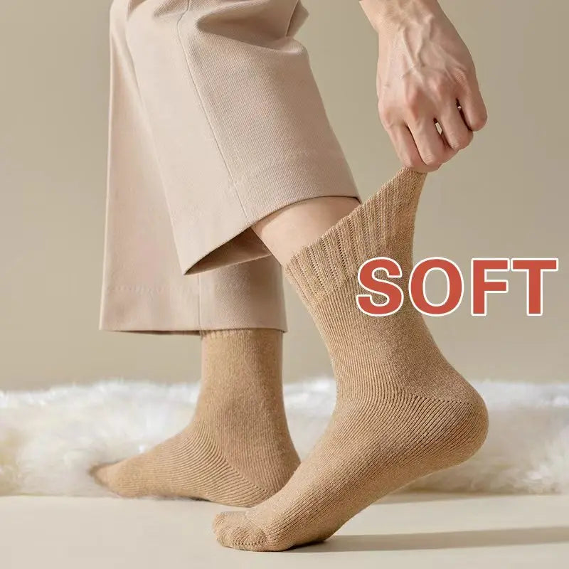 3 Pairs Wool Socks, winter warm Socks