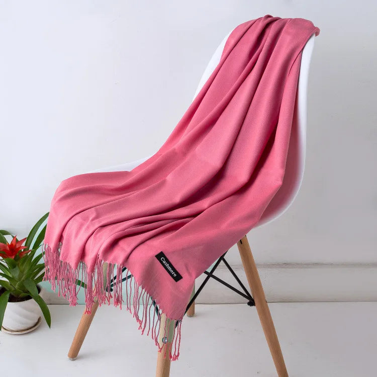 Women's Pashmina Scarf Shawls, Soft Cashmere feeling Headscarf