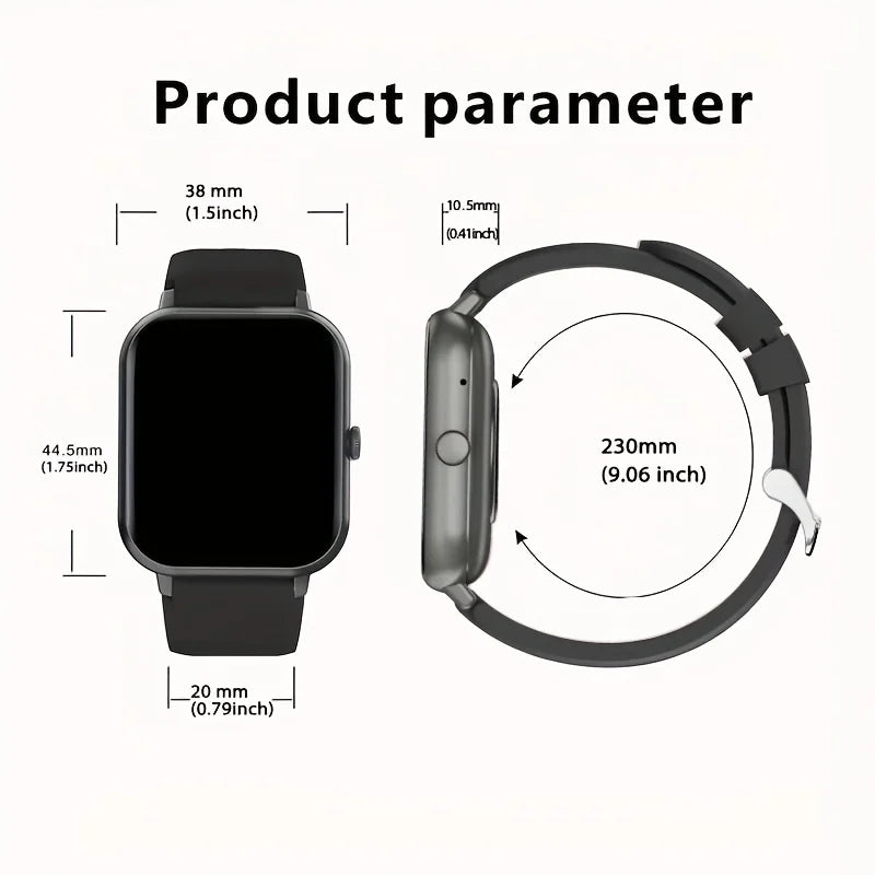 Smart Watch Dial Custom Bluetooth Sport Modes Heart Rate Monitor, Waterproof Smartwatch For Men Women