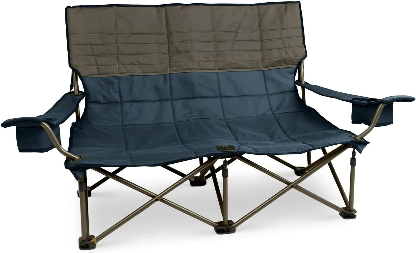 Low Loveseat 2 Person Camping Chair, Foldable Seat