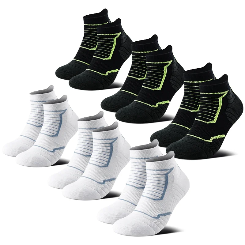 6-Pack Sports Socks with Shock Absorption And Wear-Resistant Features for Various Indoor And Outdoor Scenarios
