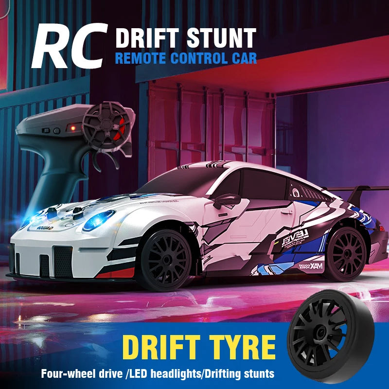 RC Cars 1/24 Remote Control Car High-Speed Racing Light Drift