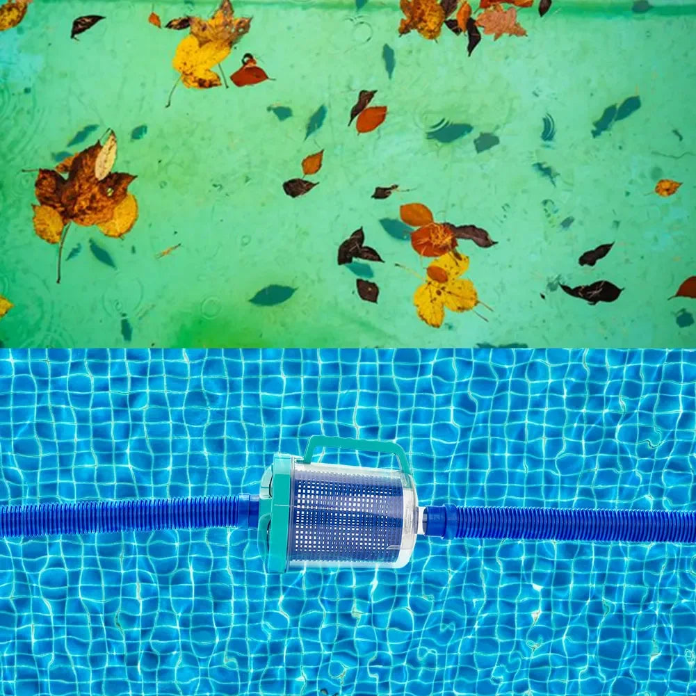Inline Pool Leaf Canister Pool Vacuum Filter with 5 Skimmer Socks Pool Leaf Collector for W26705 Pentair R211084