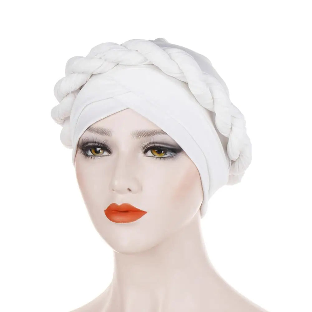 Bonnet Hat Brimless Women Head Scarf