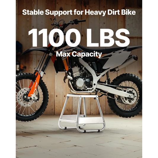 Dirt Bike Stand, 1100 lbs, Universal Maintenance Lift, Moto Box Stand for Motorcycle & Powersports Maintenance