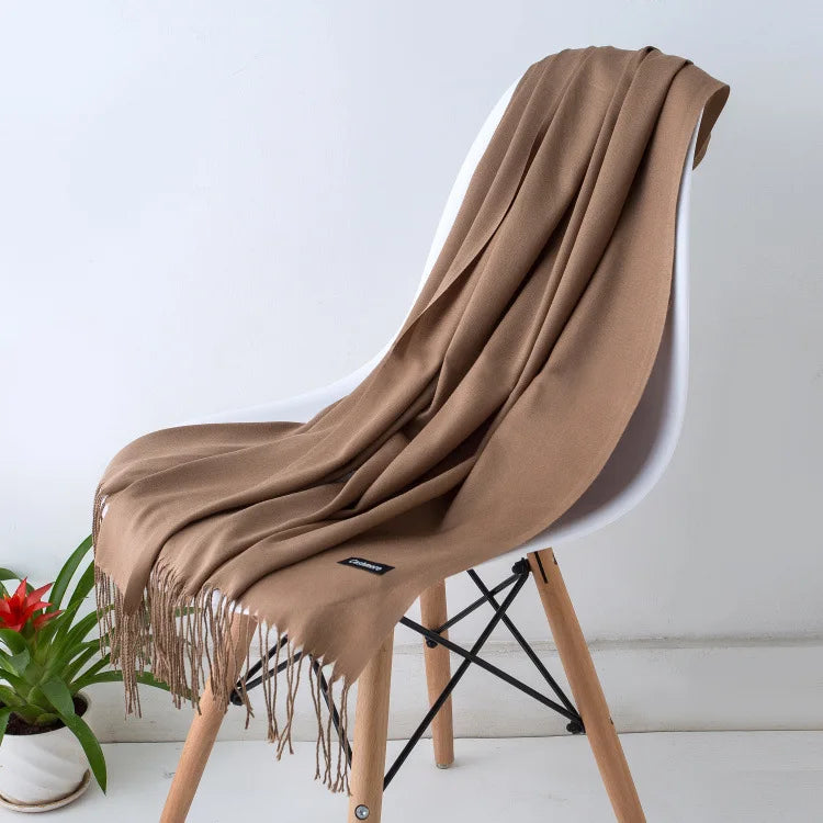Women's Pashmina Scarf Shawls, Soft Cashmere feeling Headscarf