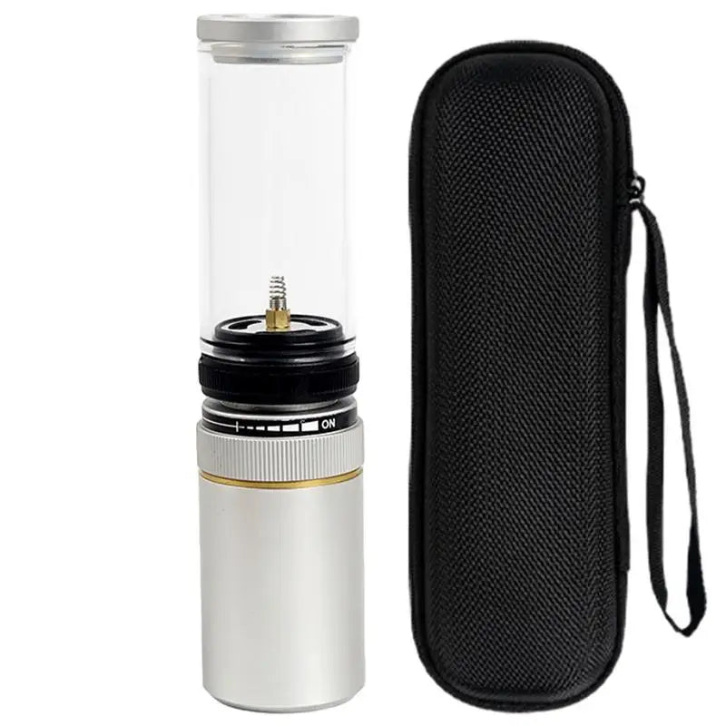 Portable Outdoor Gas Candlelight Camping Tent Gas Lamp Windproof Adjustable Gas Candlelight Lantern For Camping Accessories