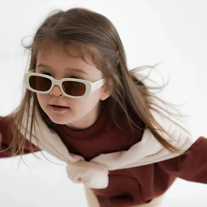 Children Cute Frosted Rectangle UV400 Sunglasses. Girls, Boys