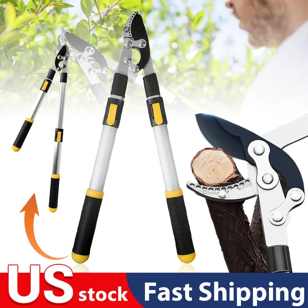 Garden Scissors, Steel Long Handle Fruit Tree Pruning Shears