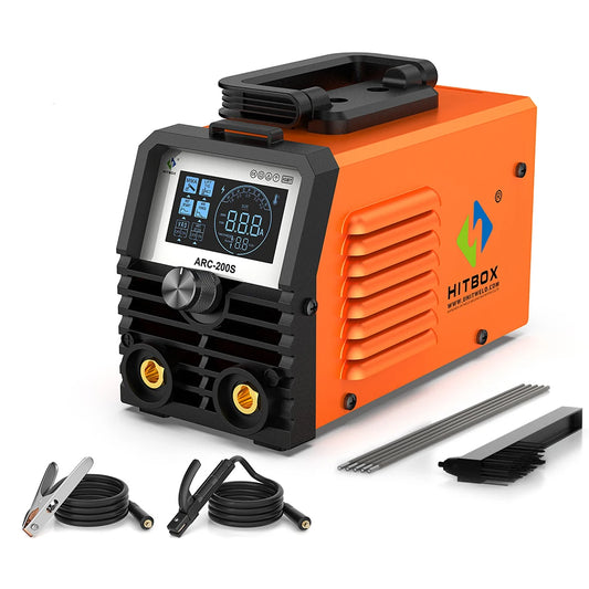 Welding Machine 2 in 1 ARC MMA LIFT TIG MINI IGBT Inverter, LED Digital Display. Portable Home Welder 220V 10-200A