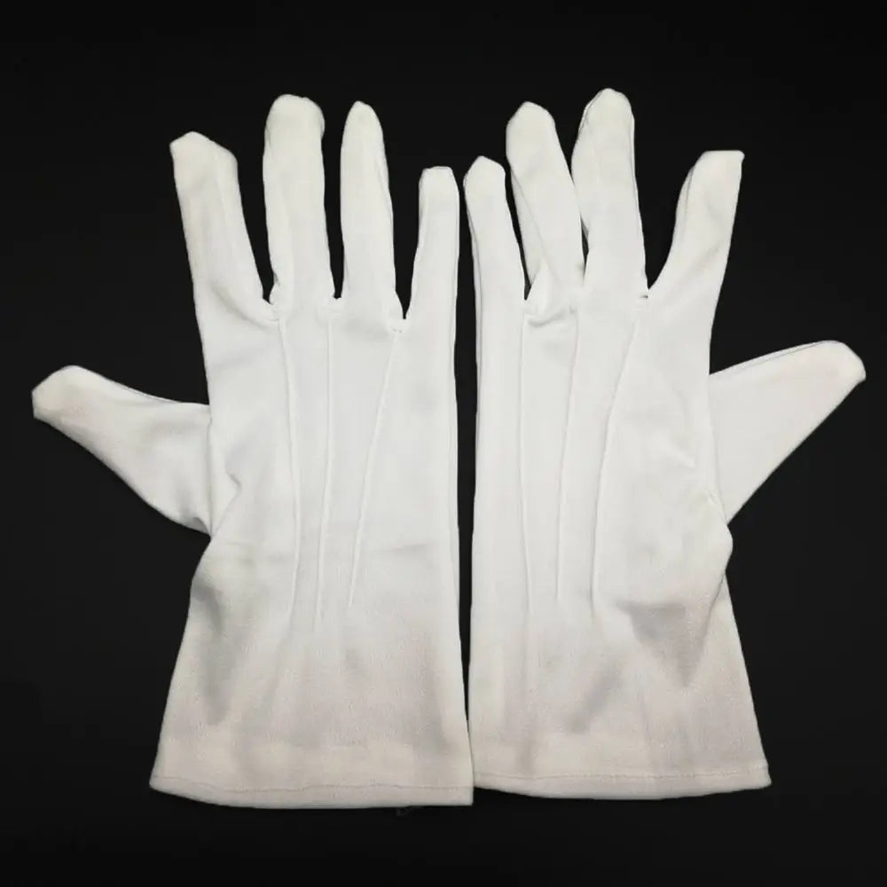 1Pair White Formal Gloves, Tuxedo, Honor Guard, Parade, Inspection