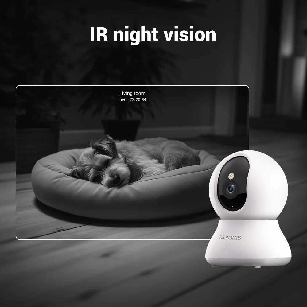 2 Pcs  Indoor Security Camera 2K, Home Security Camera