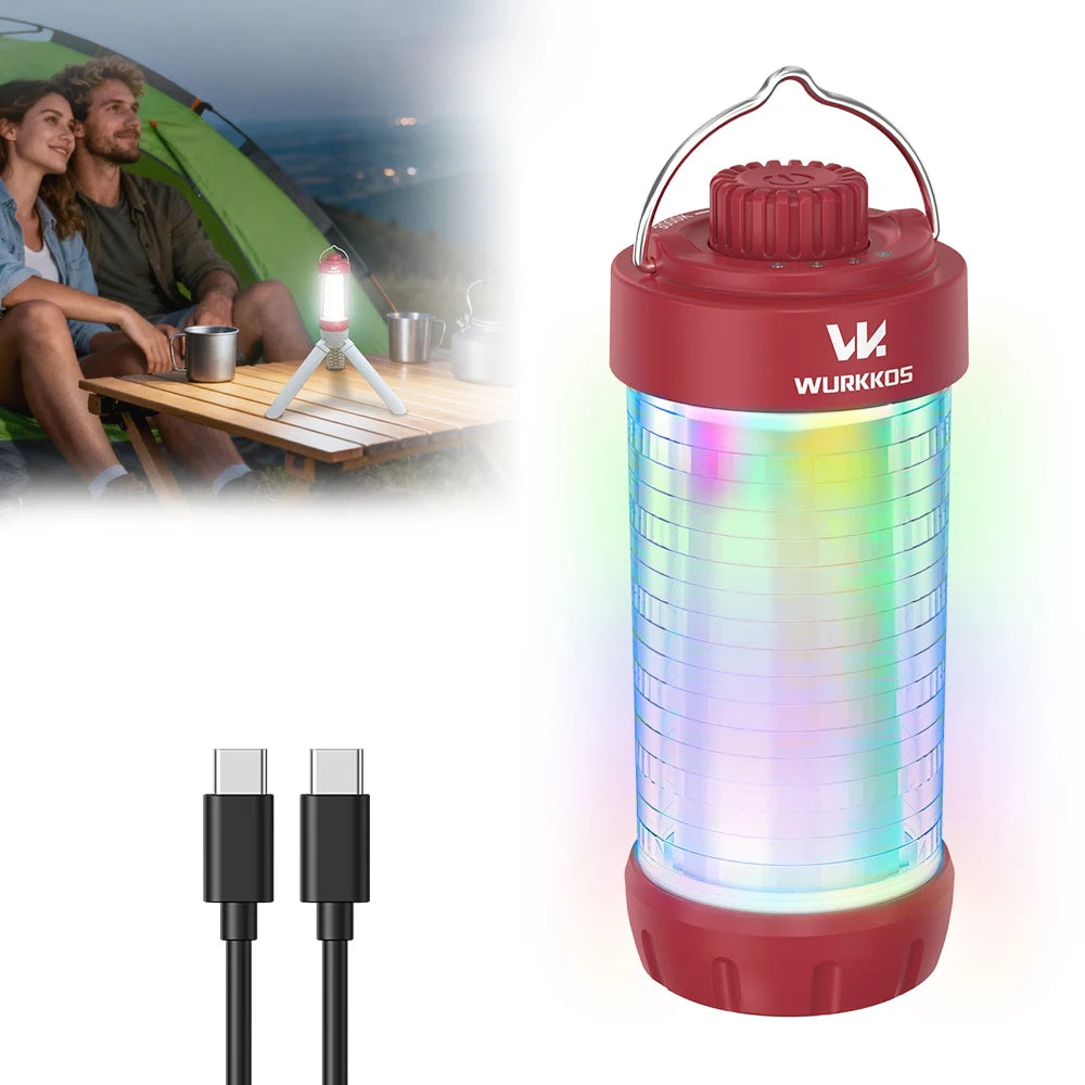 Camping Light, 550 Lumens, Rechargeable LED Flashlight Mini Magnetic Light
