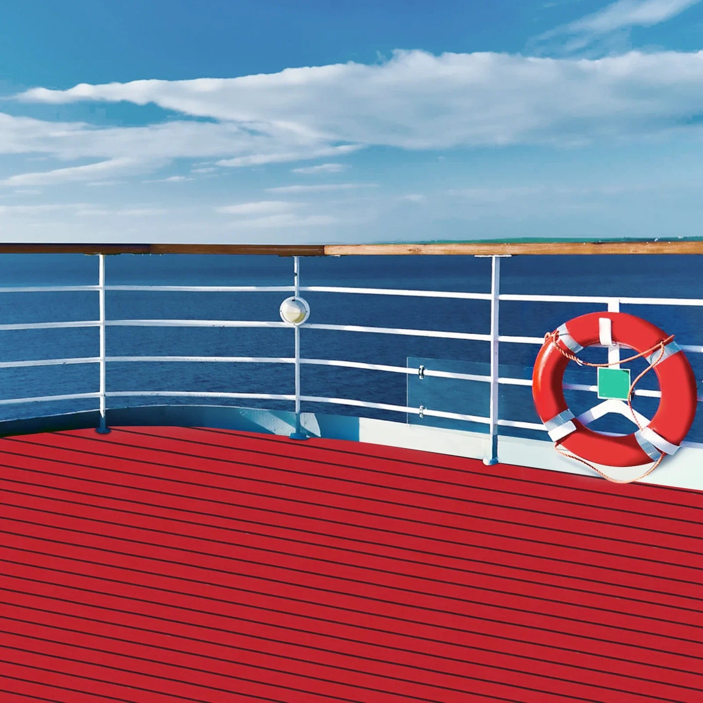 Boat Flooring EVA FoamDeck Flooring Decking Marine Boat Carpeting 94.5''X35.4''X0.24'' Non-Slip Mats for Yacht