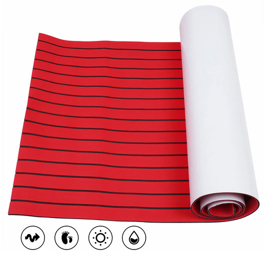 Boat Flooring EVA FoamDeck Flooring Decking Marine Boat Carpeting 94.5''X35.4''X0.24'' Non-Slip Mats for Yacht