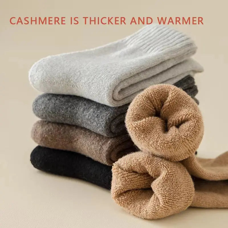 3 Pairs Wool Socks, winter warm Socks